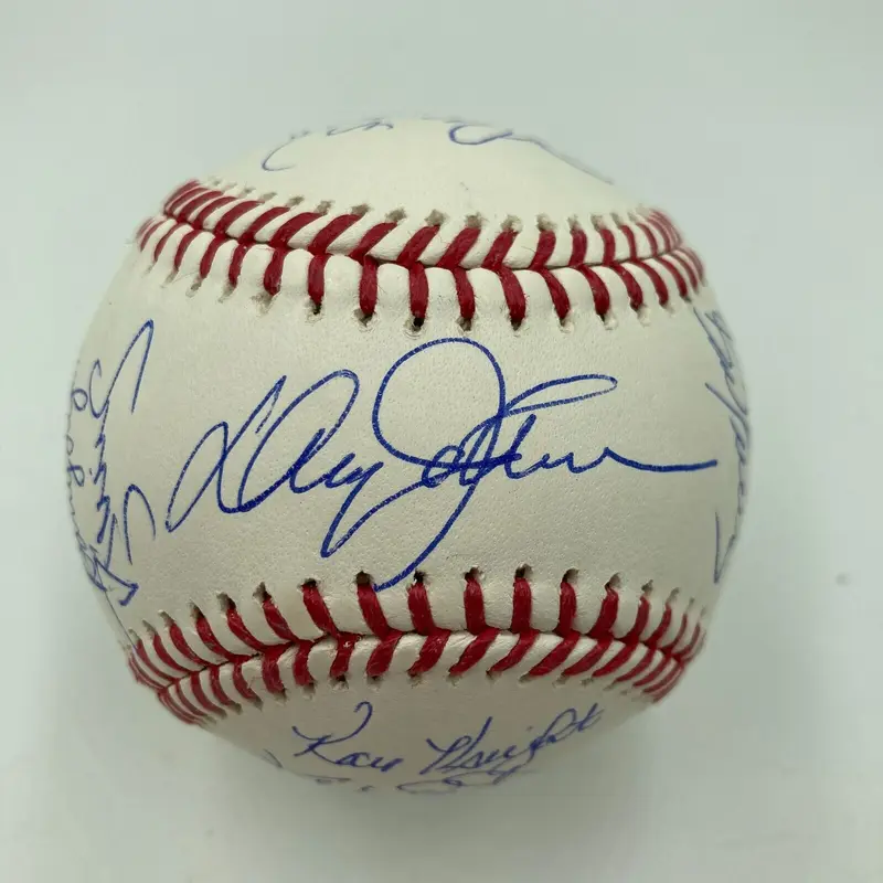 1986 New York Mets World Series Champs Team Signed Major League Baseball JSA COA