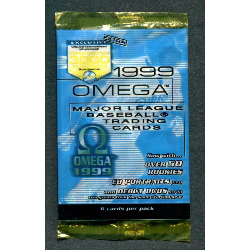 1999 Pacific Omega Baseball Unopened Pack