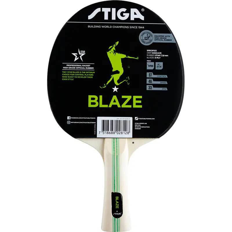 Cosco Stiga Blaze Table Tennis Bat | KIBI Sports