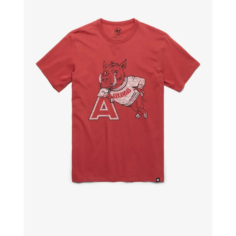 ARKANSAS RAZORBACKS VINTAGE PREMIER '47 FRANKLIN TEE