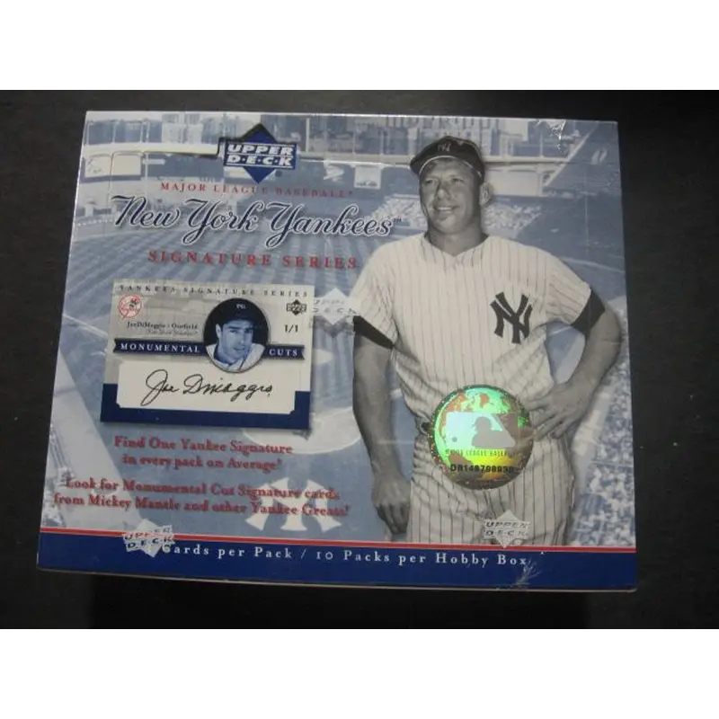 2003 Upper Deck NY Yankees Signature Series Baseball Box (Hobby)