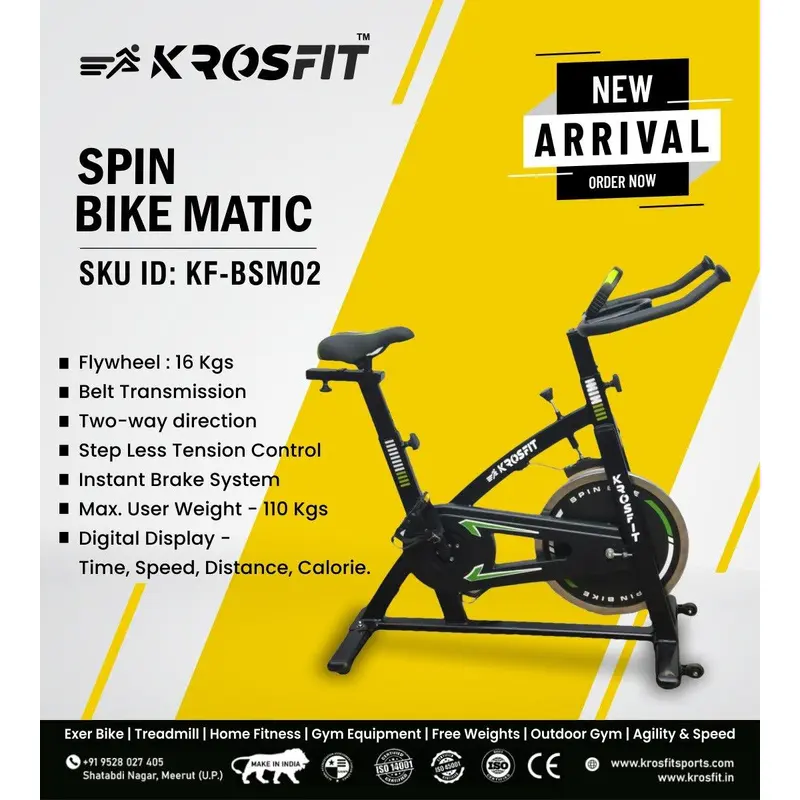 Krosfit Spin Bike Matic | GYM | KIBI Sports