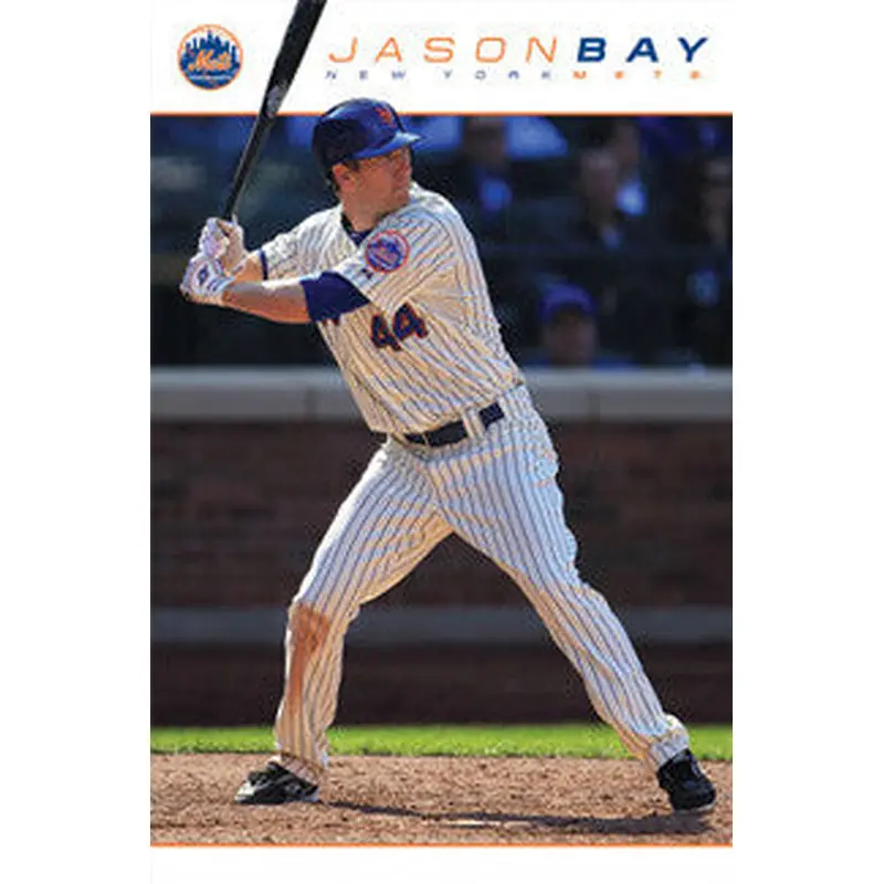 Jason Bay "Pinstripe Power" New York Mets Poster - Costacos 2010