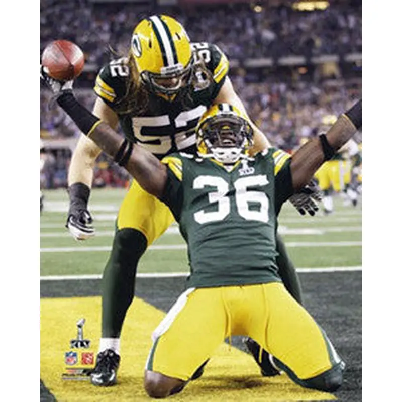 Nick Collins "Super Bowl Hero" (w/Clay Matthews) Green Bay Packers Premium 16x20 Poster