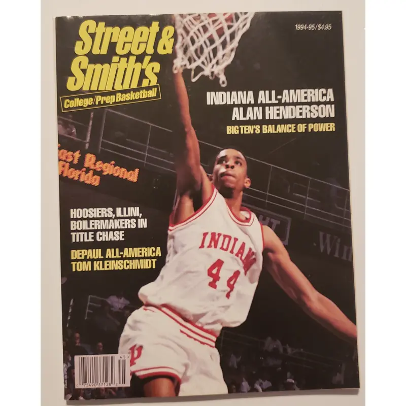 1994-95 Street & Smith's College/ Prep Basketball Magazine Alan Henderson