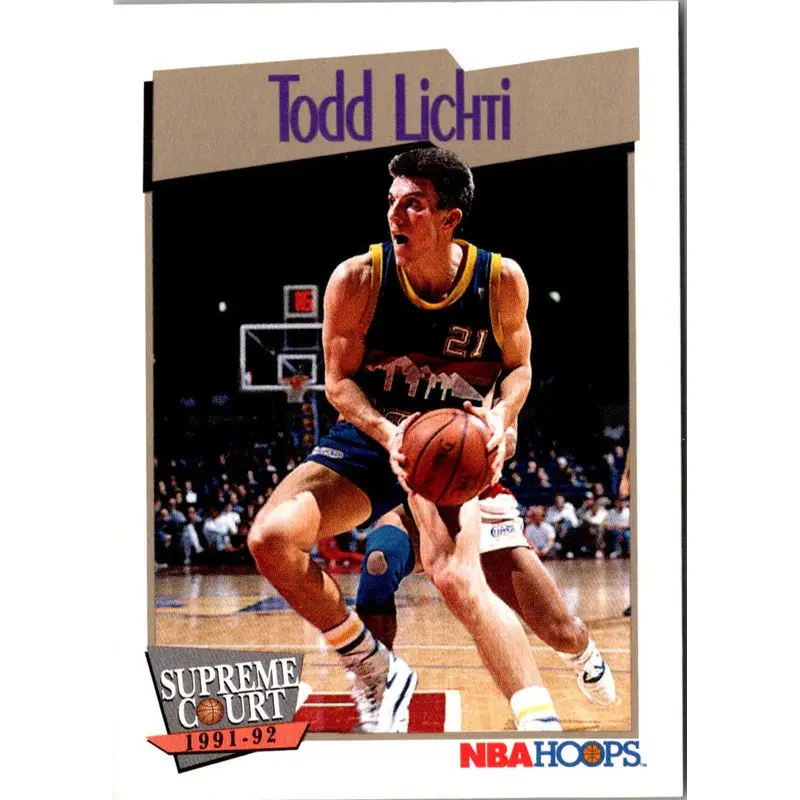 1991 Hoops Todd Lichti #462