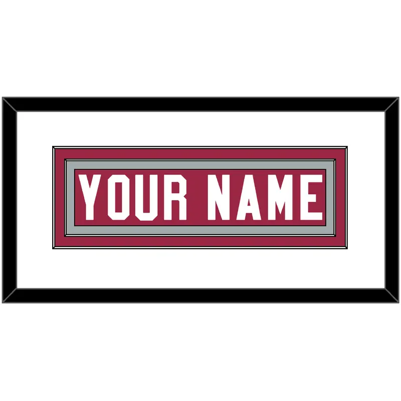 Arizona Nameplate - Home Red - Double Mat 2