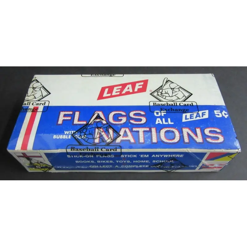 1960 Leaf Flags Of All Nations Unopened Wax Box (BBCE)