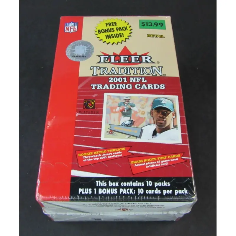 2001 Fleer Tradition Football Blaster Box (11/10)