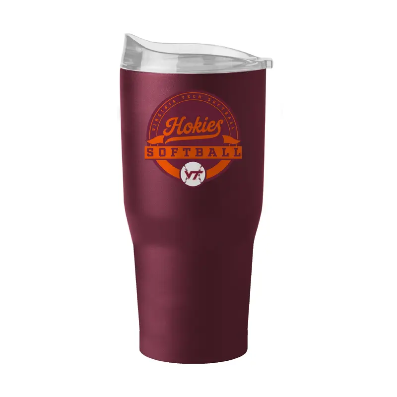 Virginia Tech Softball 30oz Powder Coat Tumbler