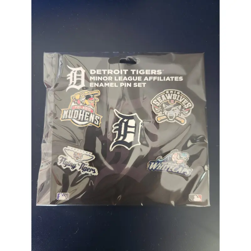 Detroit Tigers Minor League Affiliate Pin Set