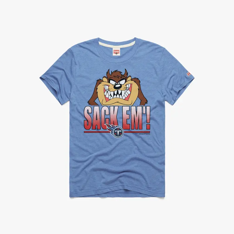 Looney Tunes Taz Sack Em' x Tennessee Titans