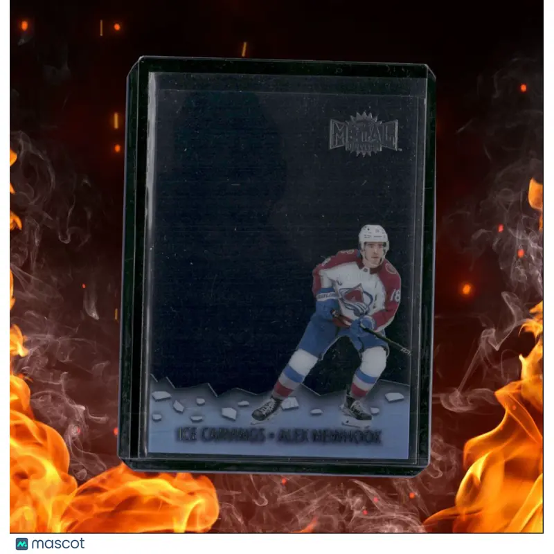 2021-22 Skybox Metal Universe Alex Newhook Ice Carvings SP Rookie #IC-28