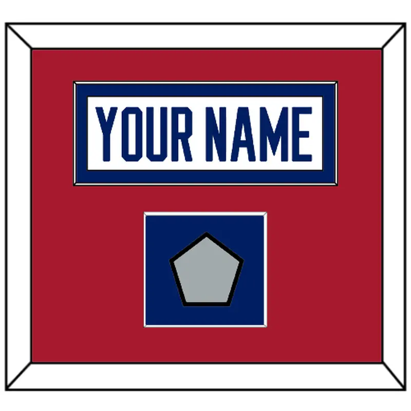 Montreal Nameplate & Stanley Cup Finals Patch - Home White (1984-1997) - Single Mat 2