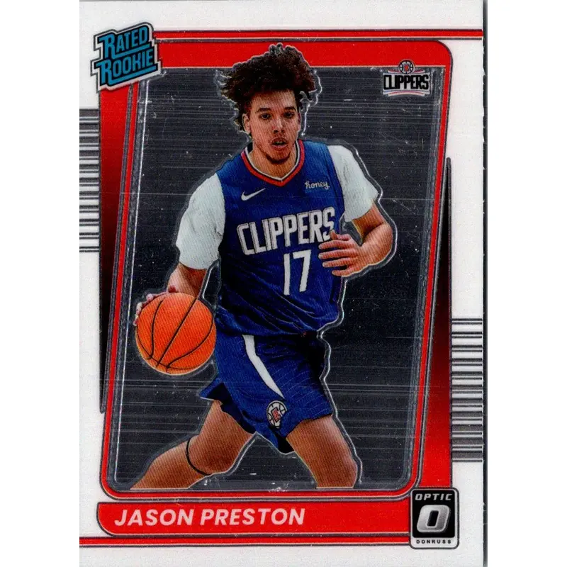 2021 Donruss Optic Choice Red & Green Jason Preston #160