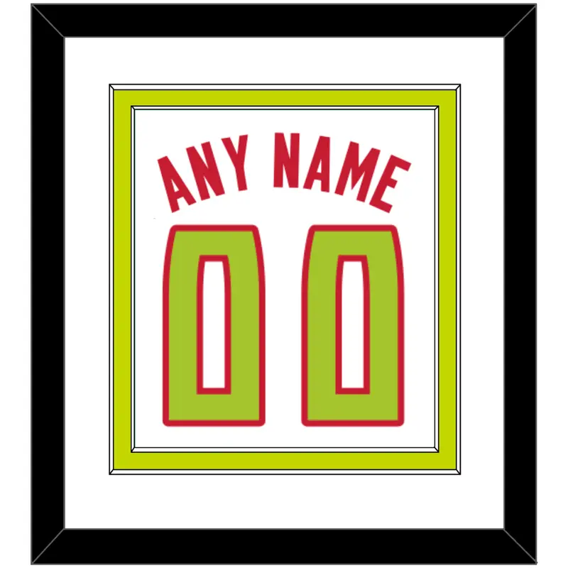 Atlanta Name & Number - Home White (2015-2017) - Double Mat 2