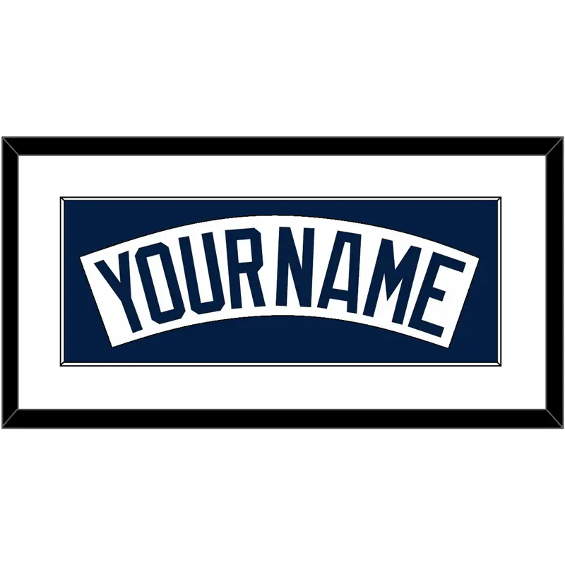 Tampa Bay Nameplate - Home White (2008-2018) - Single Mat 1