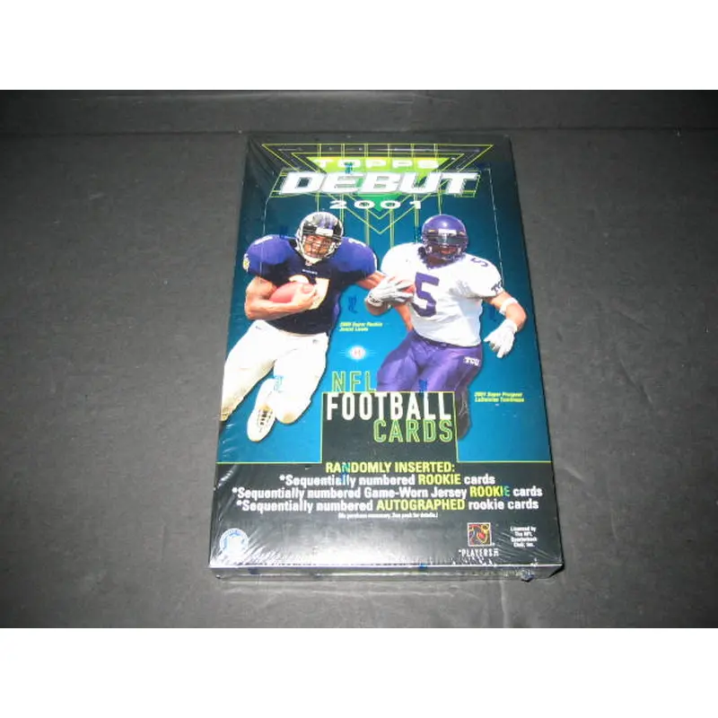 2001 Topps Debut Football Box (Hobby)