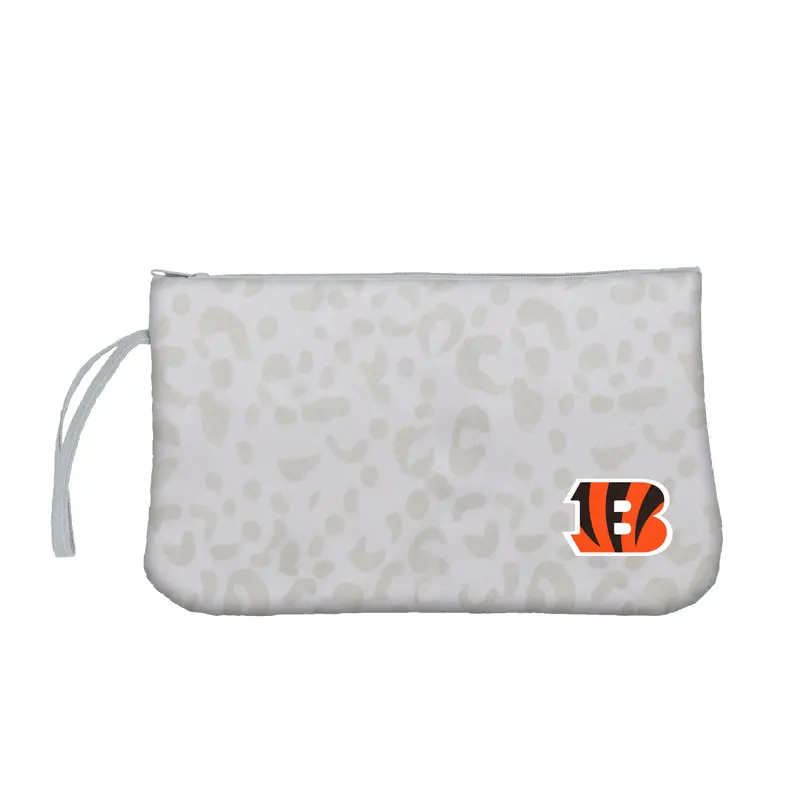 Cincinnati Bengals Leopard Print Wristlet