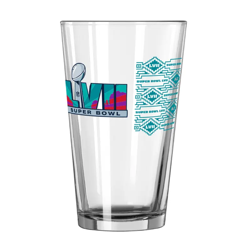 Super Bowl 57 Legends 16oz Pint Glass