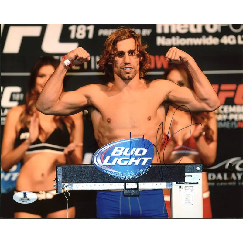 Urijah Faber UFC Authentic Signed 8X10 Photo Autographed BAS #B04432