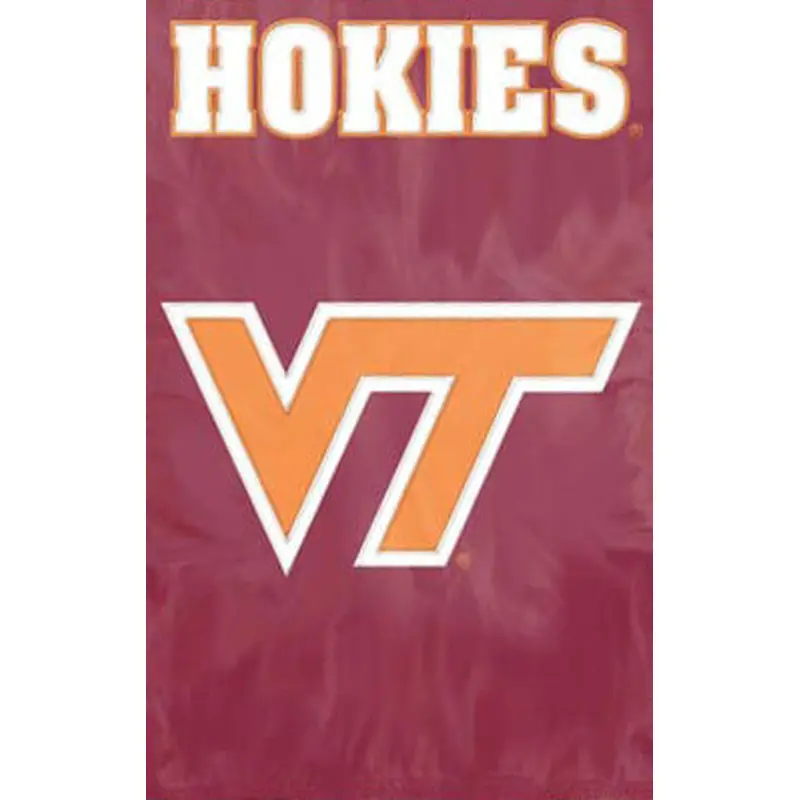 Virginia Tech Hokies Official NCAA Premium Applique Banner Flag - Party Animal