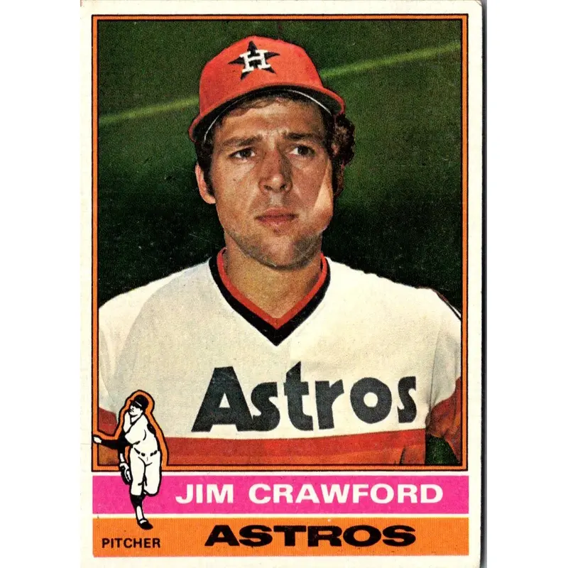 1976 Topps Jim Crawford #428
