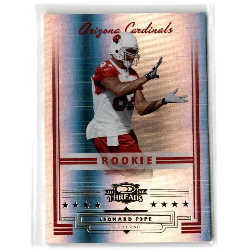2006 Donruss Threads Leonard Pope #168 Rookie 667/999