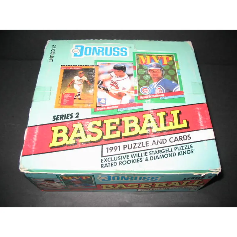 1991 Donruss Baseball Series 2 Unopened Cello Box