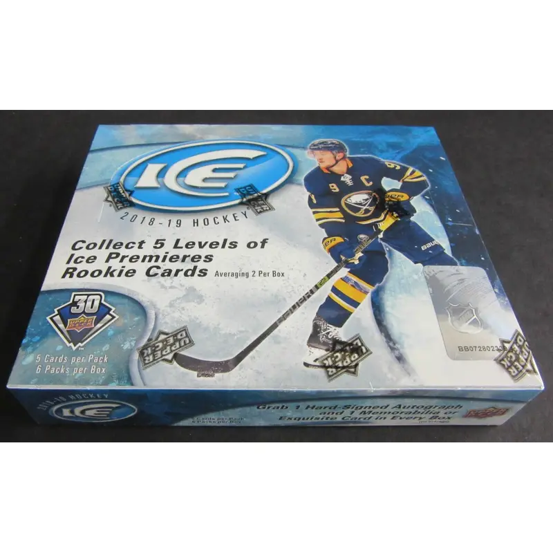 2018/19 Upper Deck Ice Hockey Box (Hobby)