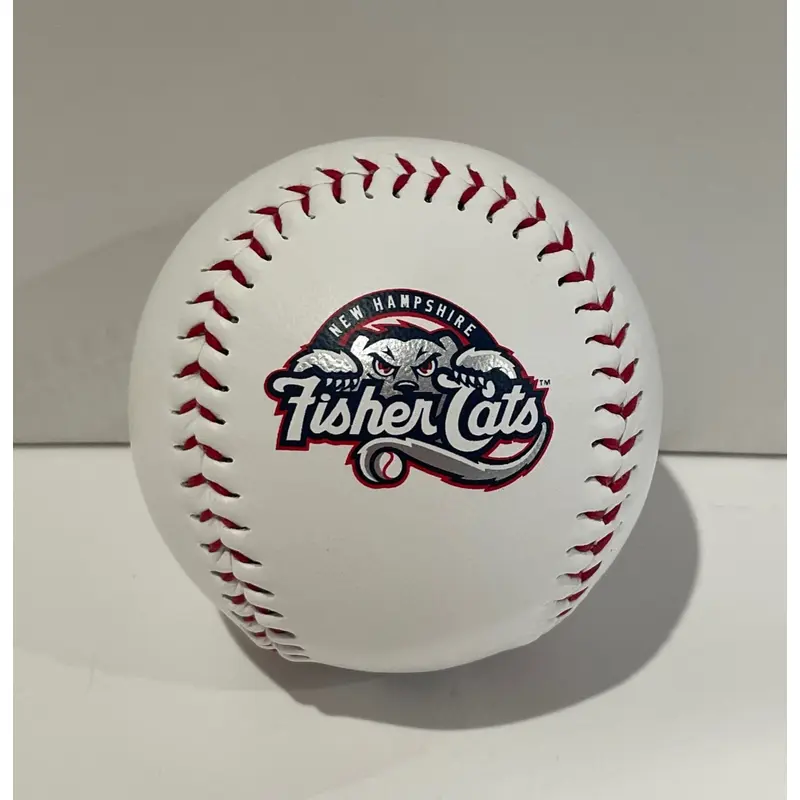 New Hampshire Fisher Cats White Primary Baseball