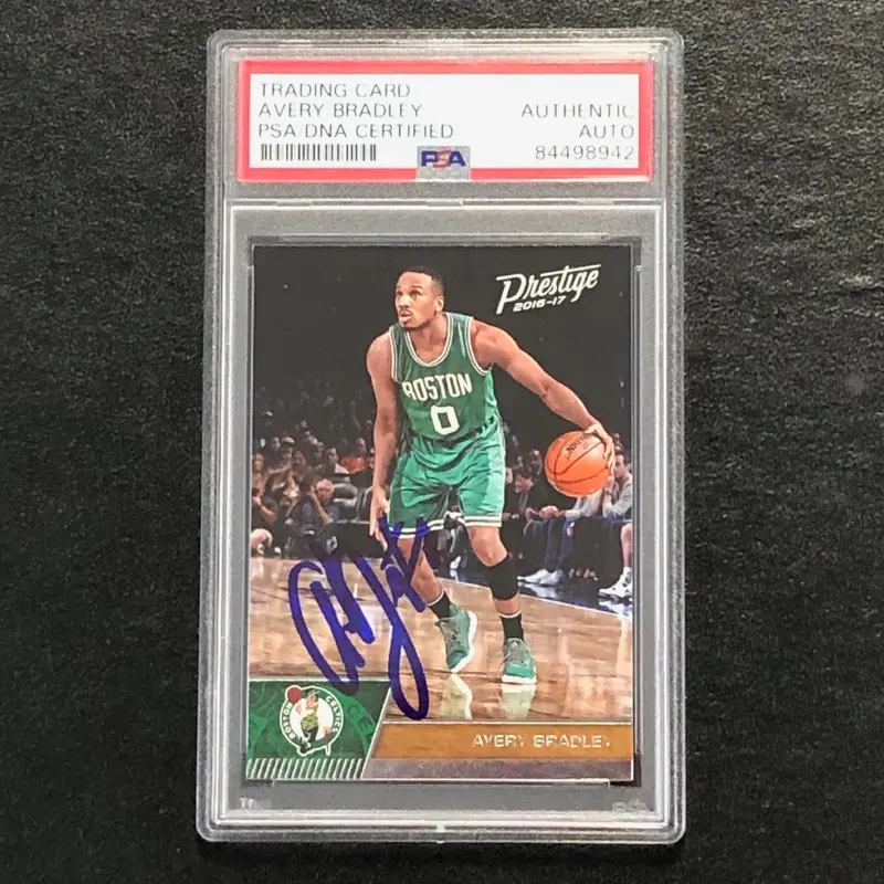2016-17 Panini Prestige #128 Avery Bradley Signed Card AUTO PSA/DNA Slabbed Celtics