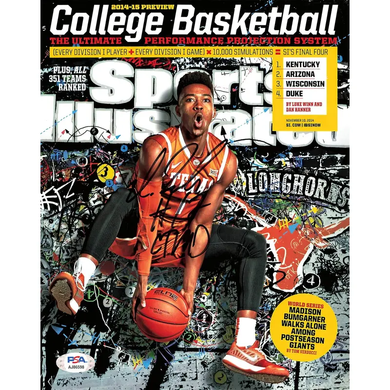 ISAIAH TAYLOR signed 8x10 photo PSA/DNA Texas Longhorns Autographed