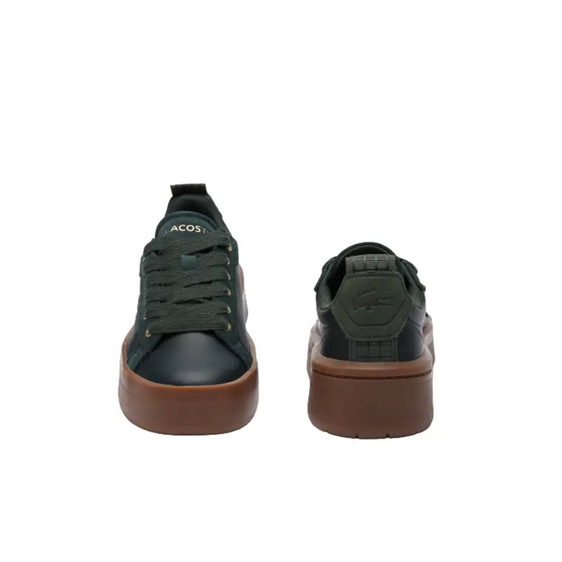LACOSTE WOMENS TENNIS SHOE DARK GREEN CARNABY PLAT, 7-46SFA0035GRG