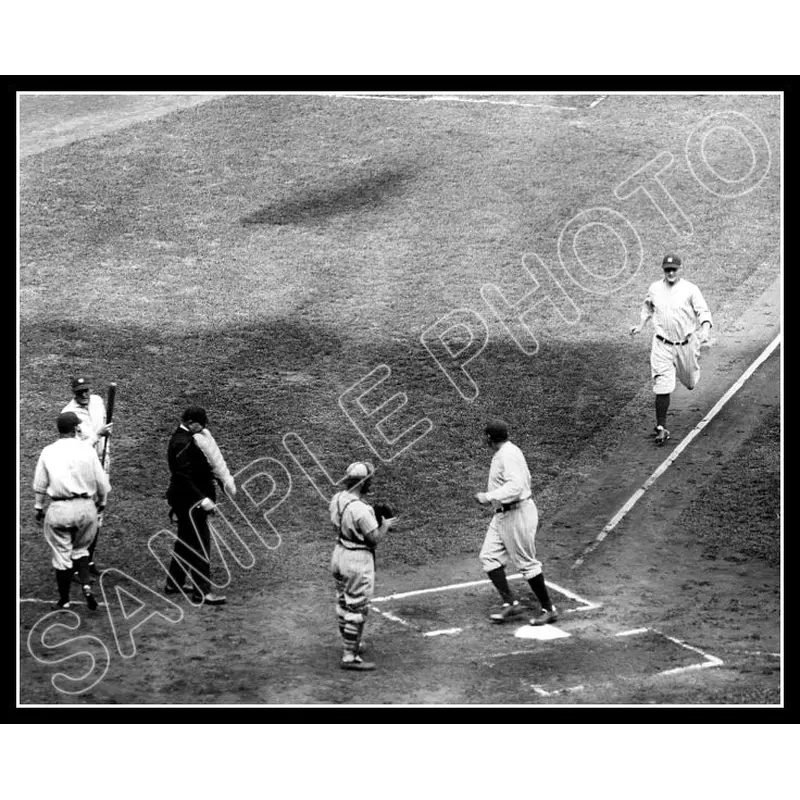 Babe Ruth Lou Gehrig 8X10 Photo - 1928 World Series Yankees - 1795