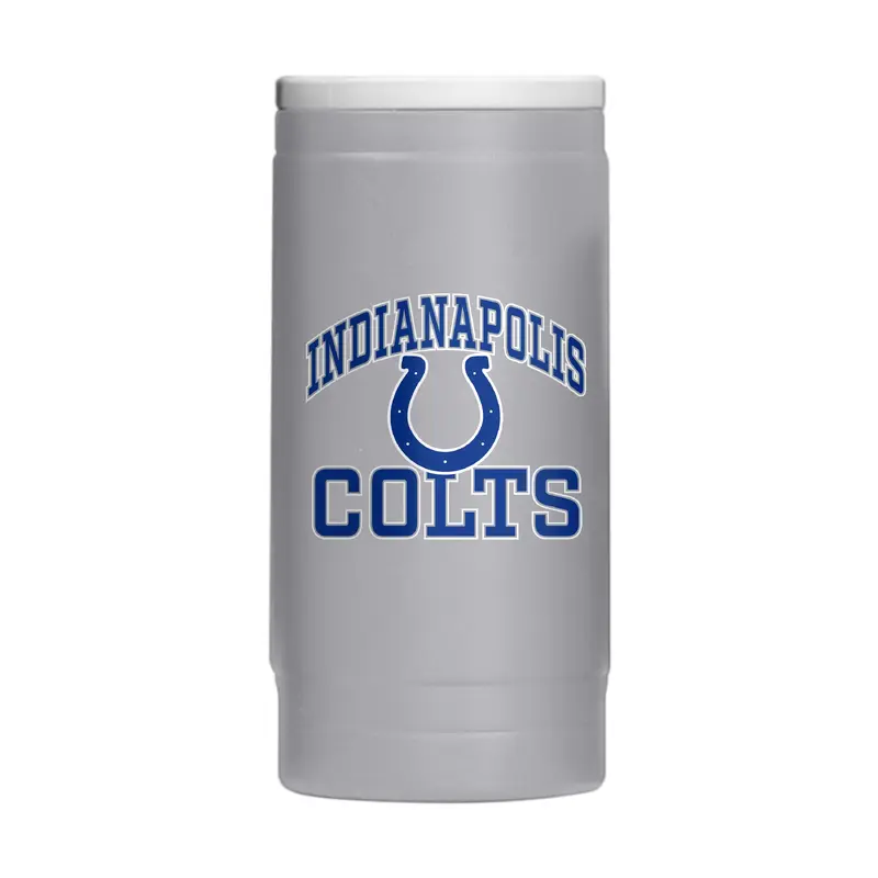 Indianapolis Colts 12oz Athletic Powdercoat SlimCan Coolie