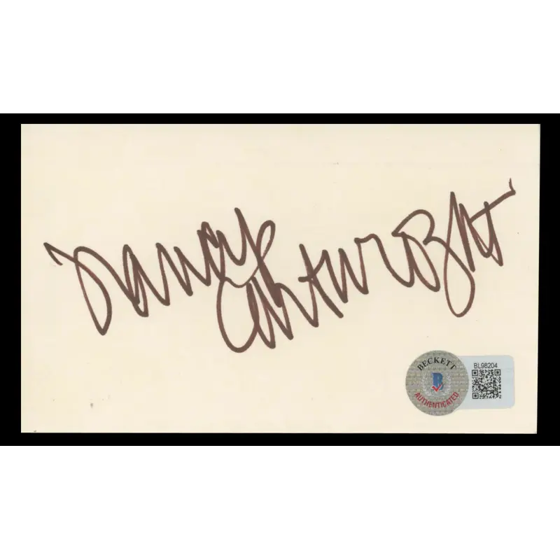 Nancy Cartwright The Simpsons Authentic Signed 3x5 Index Card BAS #BL98204