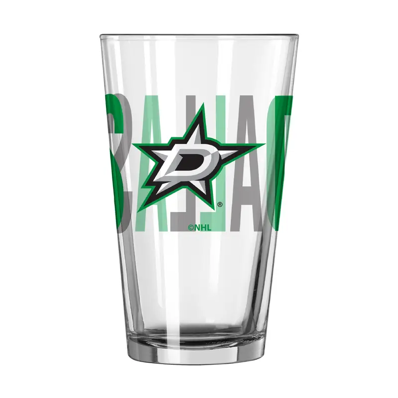 Dallas Stars 16oz Overtime Pint Glass