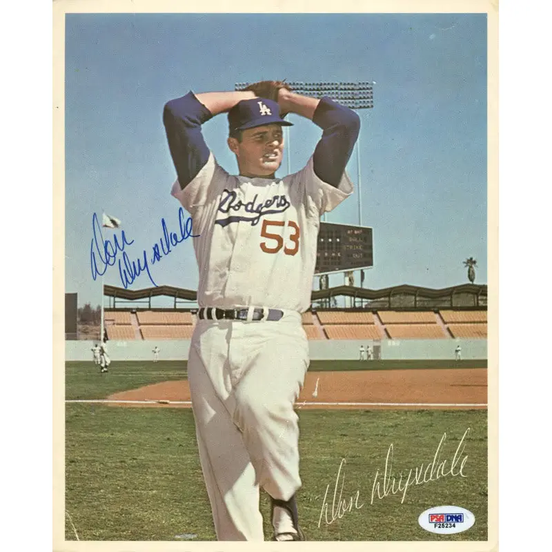 Dodgers Don Drysdale Signed Authentic 8X10 Photo Autographed PSA/DNA #F25234