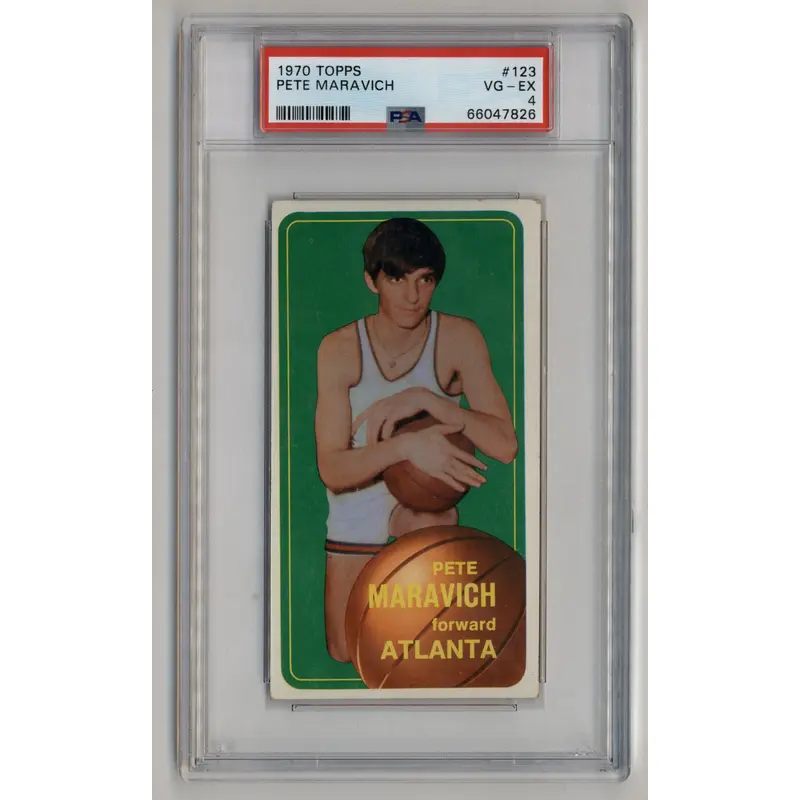 Pete Maravich 1970-71 Topps #123 PSA 4 Very Good-Excellent