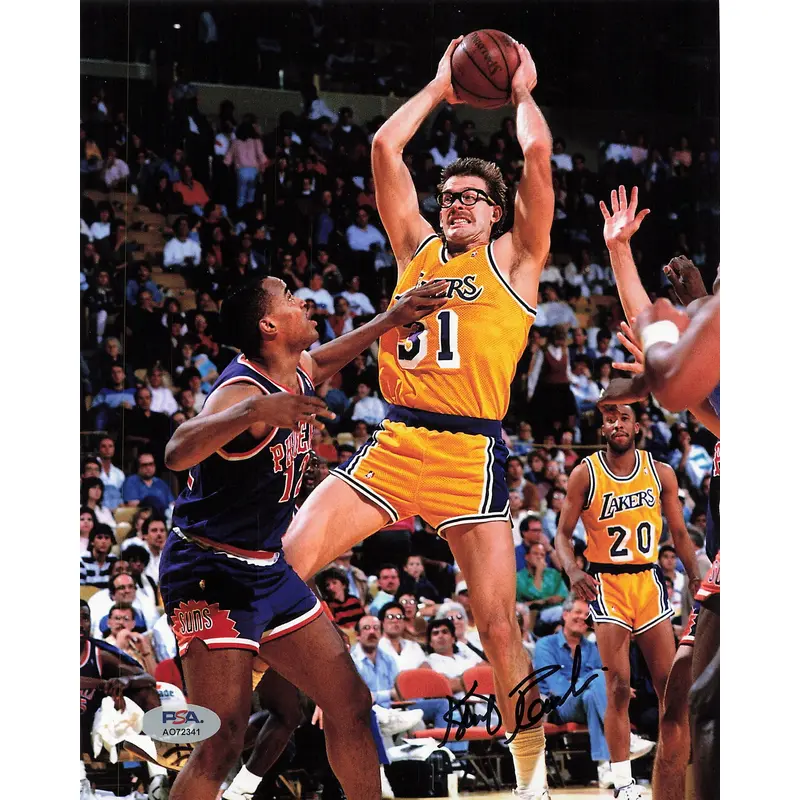 Kurt Rambis Signed 8x10 Photo PSA Los Angeles Lakers