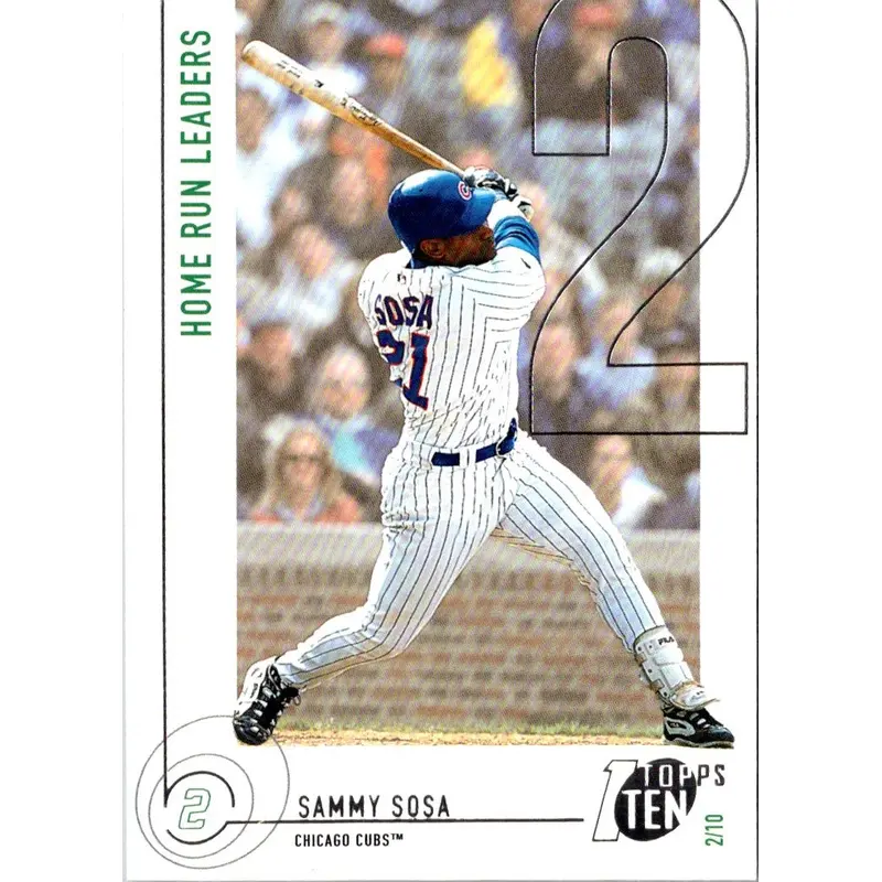 2002 Topps Ten Sammy Sosa #32