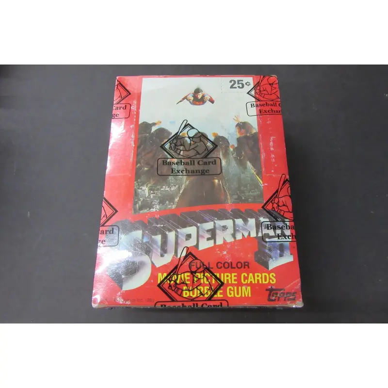 1981 Topps Superman II Unopened Wax Box (BBCE)