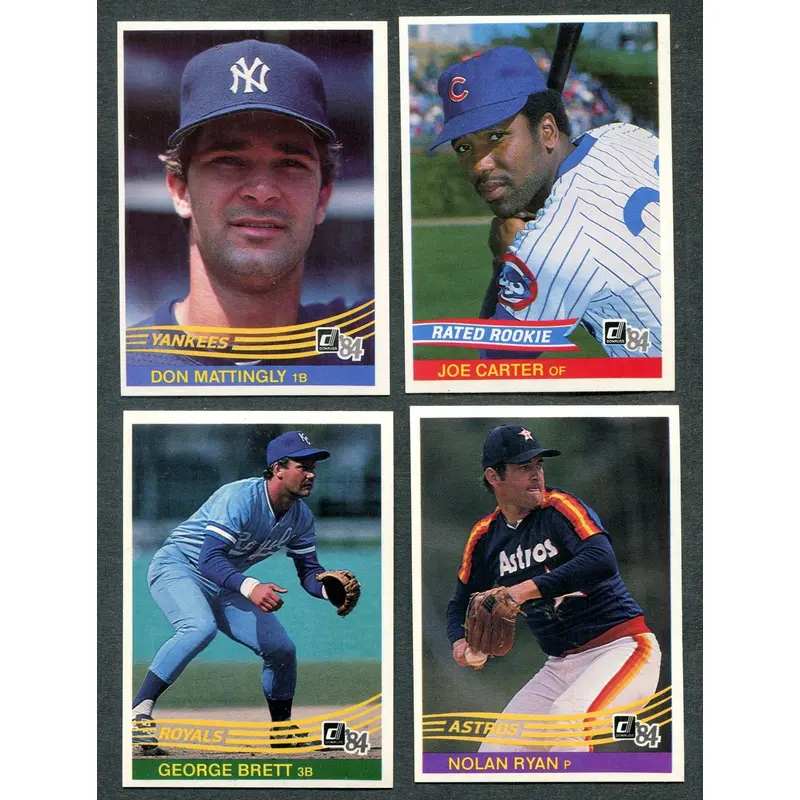 1984 Donruss Baseball Complete Set NM (660) (23-340)