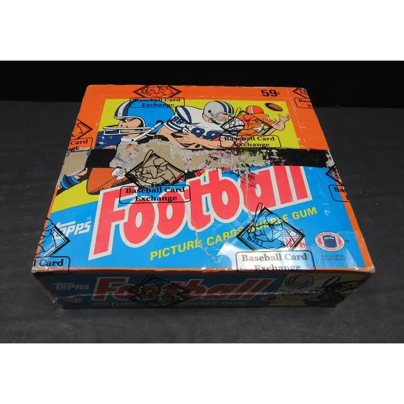 1985 Topps Football Unopened Cello Box