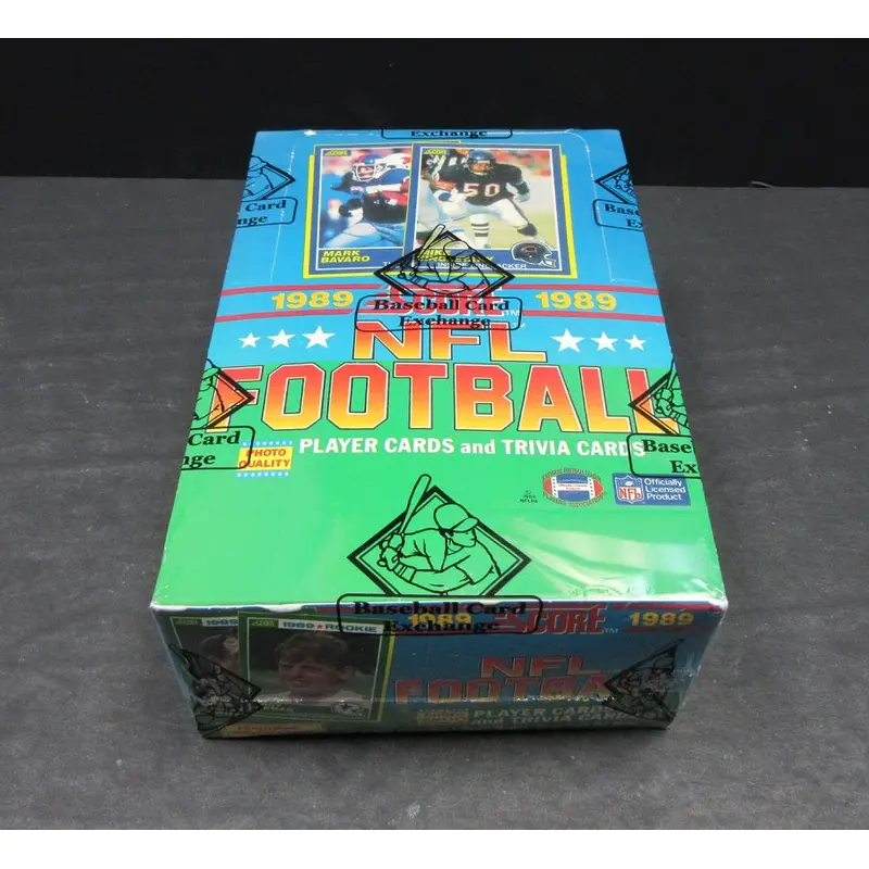 1989 Score Football Unopened Box (Authenticate)