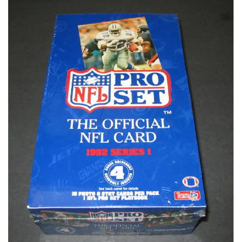 1992 Pro Set Football Series 1 Box