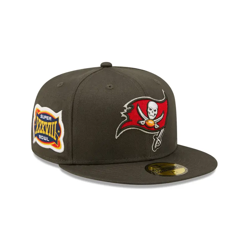 Side Patch 59Fifty Fitted Cap Tampa Bay Buccaneers - Dark Grey