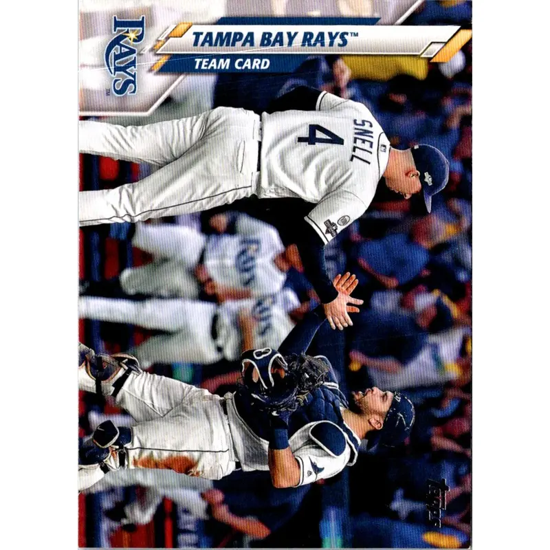 2020 Topps Blue Tampa Bay Rays #501
