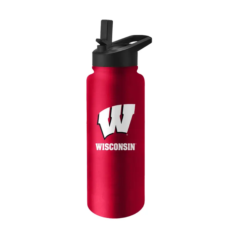 Wisconsin 34oz Campus Color Stainless Quencher Bottle